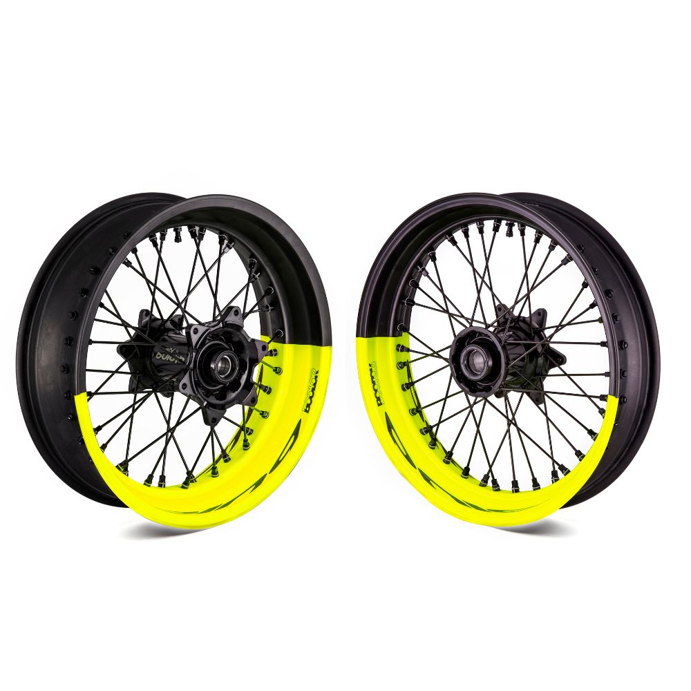 KITE tubeless Supermoto Radsatz "zweifarbig"