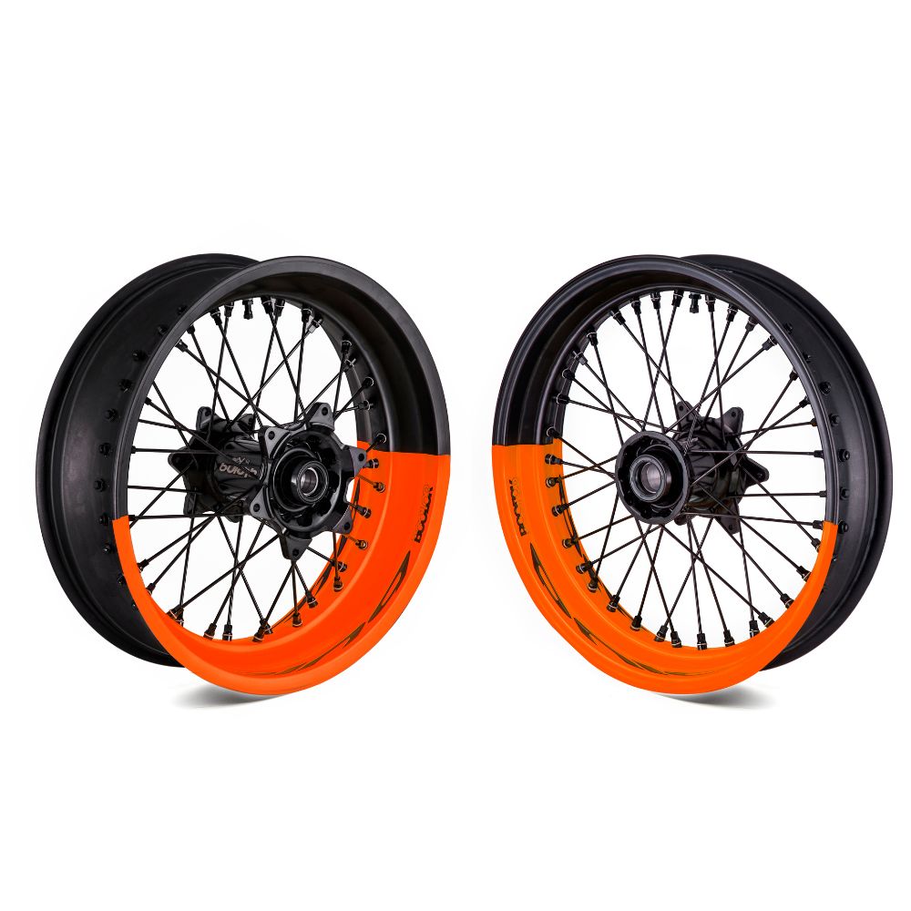 KITE tubeless Supermoto Radsatz "zweifarbig"