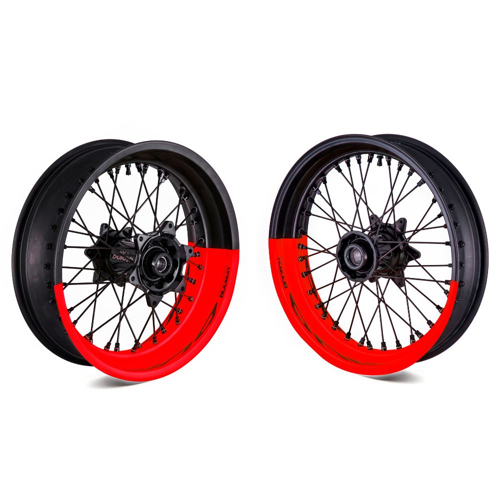 KITE tubeless Supermoto Radsatz "zweifarbig"